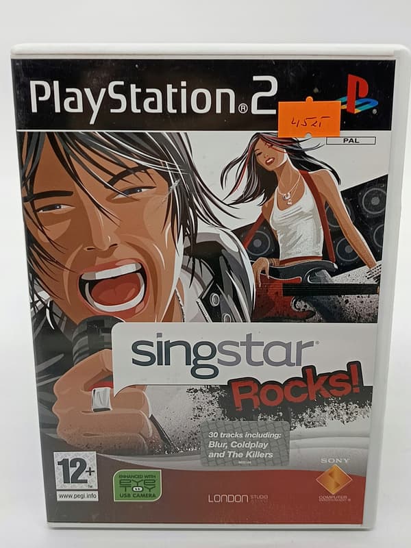 SingStar Rocks! PlayStation 2 (PS2) boxed version