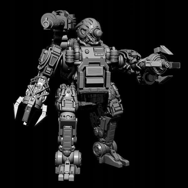 Droidtex x3 Scavenger Robot – Station Forge