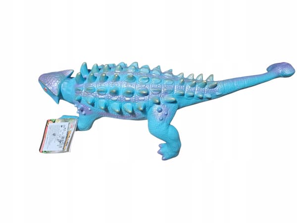 MEGA-SIZED RUBBER DINOSAUR figurine: Ankylosaurus