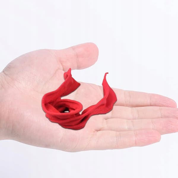 1:6 scale scarf model – Decorative miniature lightweight accessory – Cosplay – Red