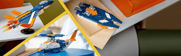 LEGO Creator 3-in-1 Supersonic Jet 31126