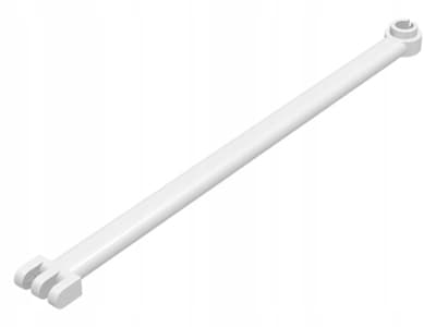 LEGO 2375 White hinge 12L, 1 piece