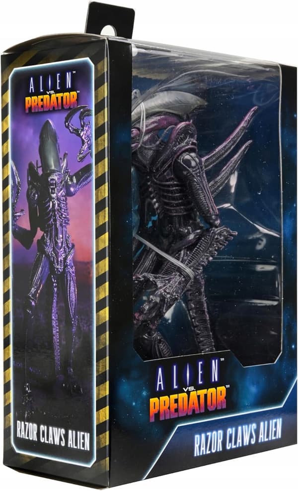 ALIEN VS PREDATOR GREY ACTION FIGURE, 18 CM, WITH PRINT
