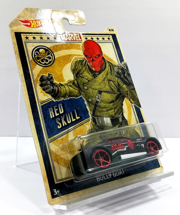 HOT WHEELS RED SKULL 4/6 BULLY GOAT