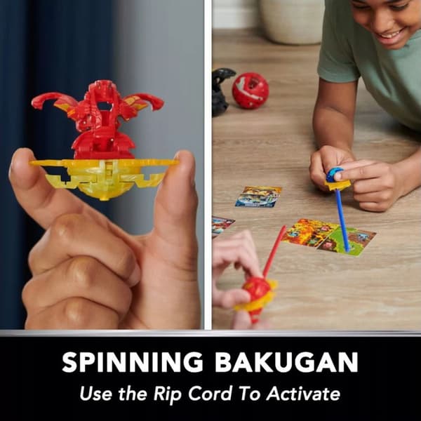 BAKUGAN 3.0 BATTLE PACK 5-PACK VENTRI DRAGONOID SMOKE TITANIUM BRUISER TROX
