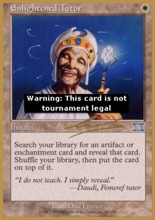Magic: The Gathering Enlightened Tutor