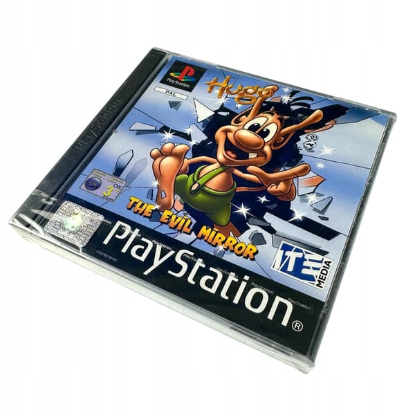 Hugo: The Evil Mirror | PL | PS1 | PSX | POLISH VERSION | NEW | + PROTECTOR