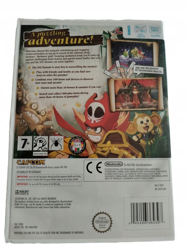 ZACK & WIKI: QUEST FOR BARBADOS Wii * ENG
