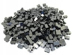 LEGO 1x2 black brick x 100 pieces - 3004