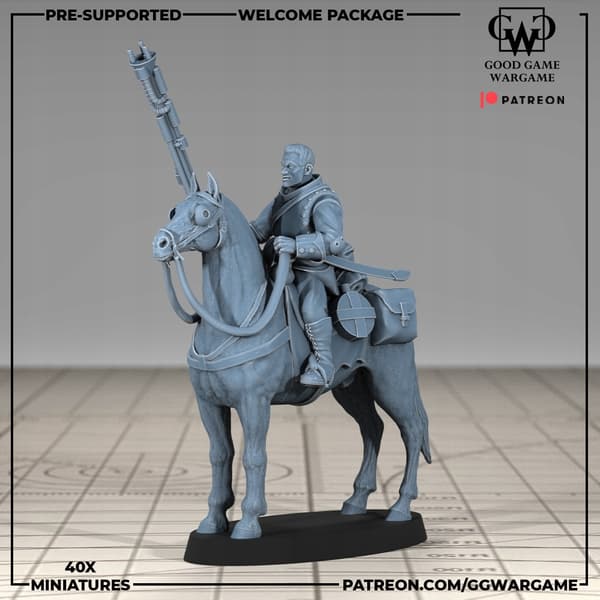 Foreign Legion Cavalry (5 pieces) – Minifaktura
