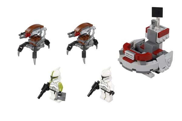 LEGO Star Wars 75000 Clone Troopers vs. Droidekas – DESCRIPTION