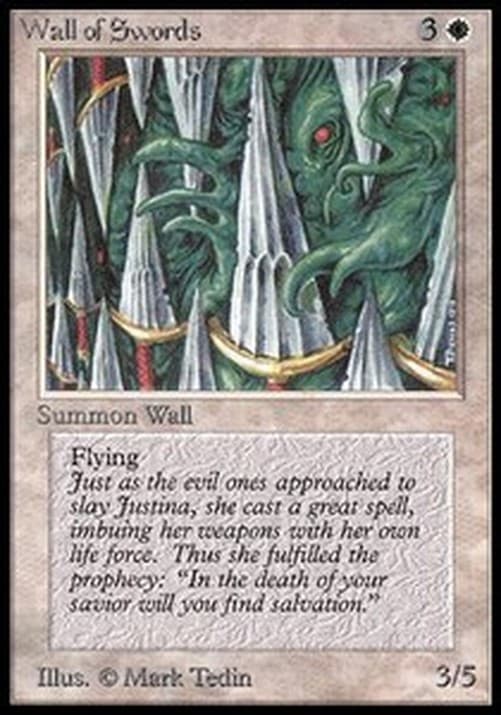 Magic: The Gathering Wall of Swords