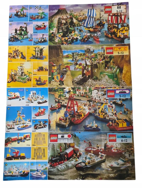 LEGO LEAFLET Poster 1991 Blacktron 833785-OS