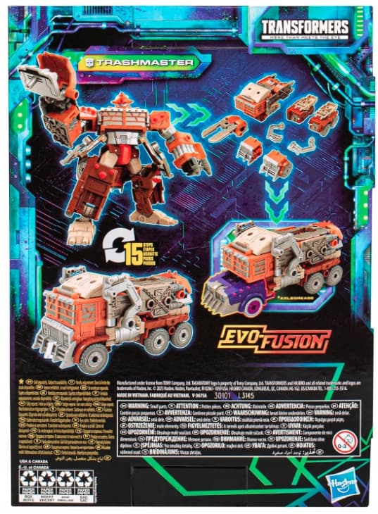 TRANSFORMERS LEGACY EVOLUTION TRASHMASTER TRANSFORMERS FIGURE 17.5 CM