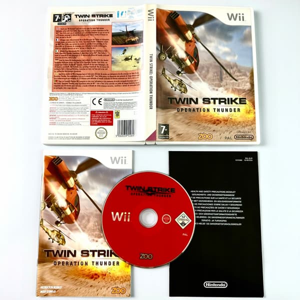 Twin Strike: Operation Thunger | Nintendo Wii | 3xA SET