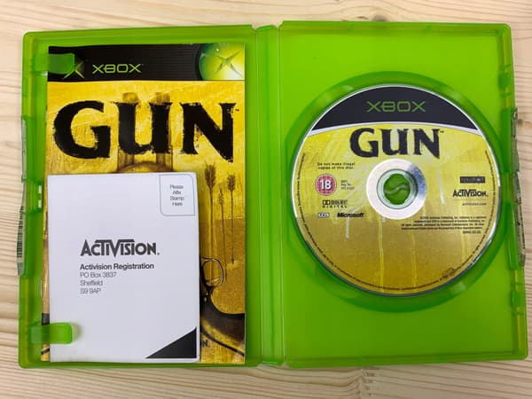 GUN disc, in excellent condition, complete set – XBOX CLASSIC