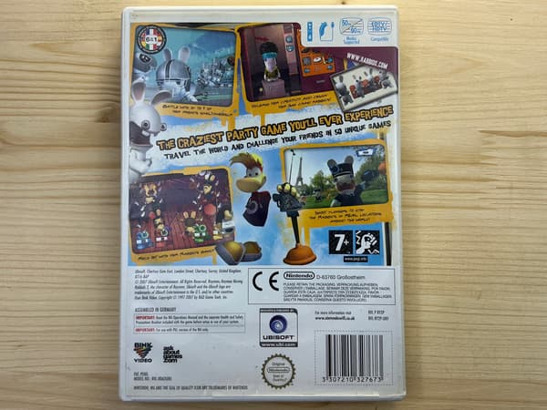RAYMAN RAVING RABBIDS 2 – game in excellent condition, NINTENDO WII launch edition