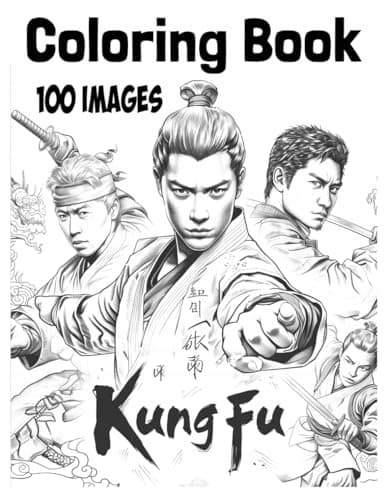 Kung Fu Colouring Book