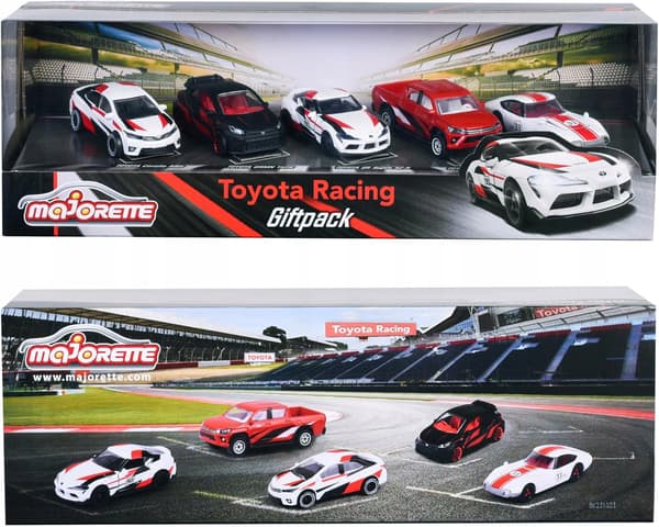 Majorette Toyota Racing Gift Pack: 5 Vehicles