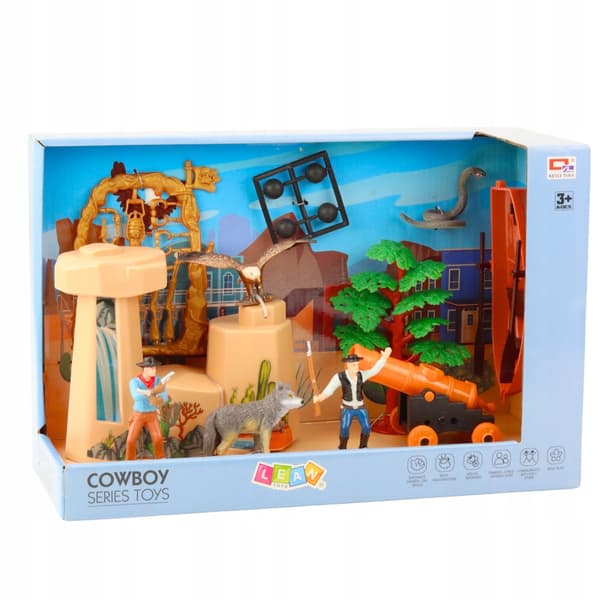 COWBOY FIGURES SET FOR CHILDREN