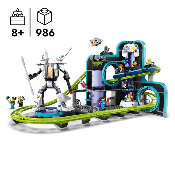 LEGO 60421 CITY – ROBOT WORLD WITH A ROLLERCOASTER