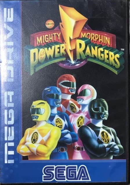 MIGHTY MORPHIN POWER RANGERS SEGA MEGA DRIVE