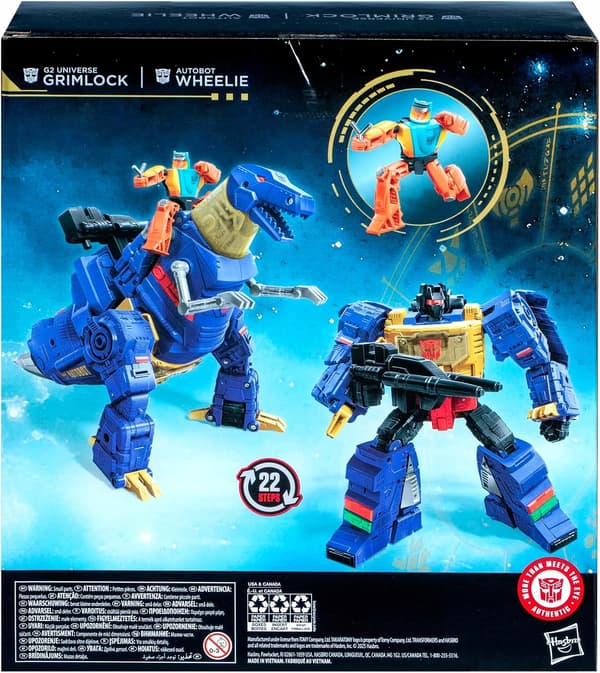 Transformers set: 2 figures – Grimlock (19 cm) and Autobot Wheelie