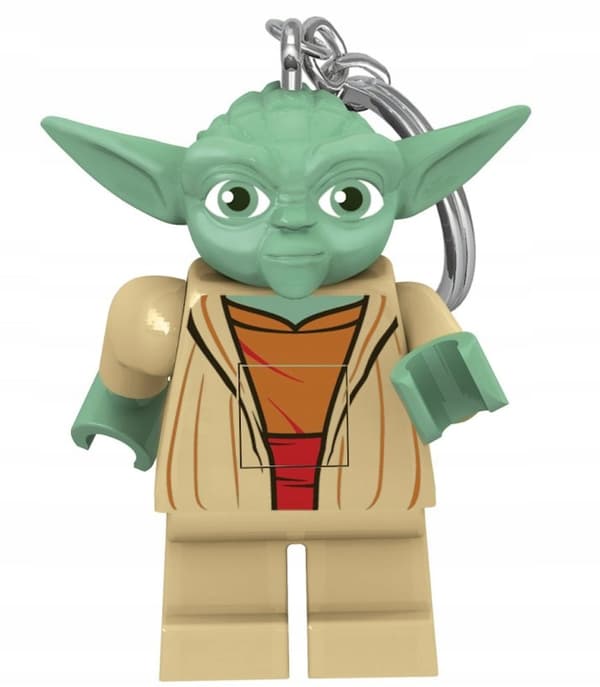 LEGO STAR WARS YODA TORCH KEYRING – KEYRING WITH TORCH + GIFT BAG