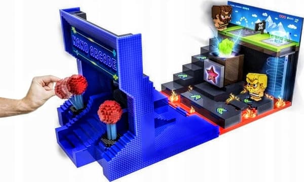 NANO BYTES ARCADE GAME FOLDABLE ARCADE CENTRE WITH FIGURINES – SET FOR CHILDREN