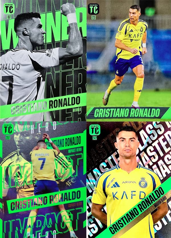 Cristiano RONALDO WINNER IMPACT Master CLASS PANINI TOP CLASS 2025 AL-NASSR