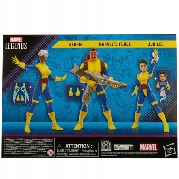 Storm, Forge & Jubilee (X-Men) set from the Marvel Legends range