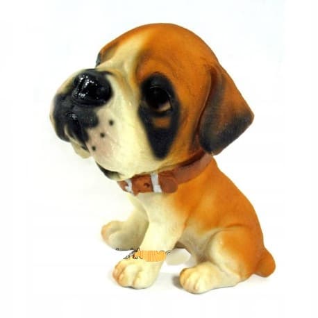 CERAMIC DOG FIGURINE TOY