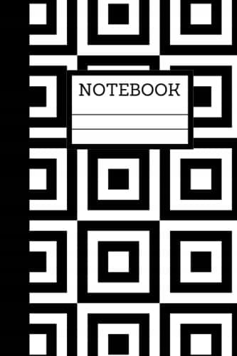 Notebook: Black and White Cubes