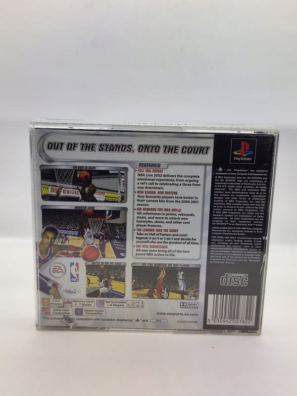 NBA Live 2002 Sony PlayStation (PSX) PS1