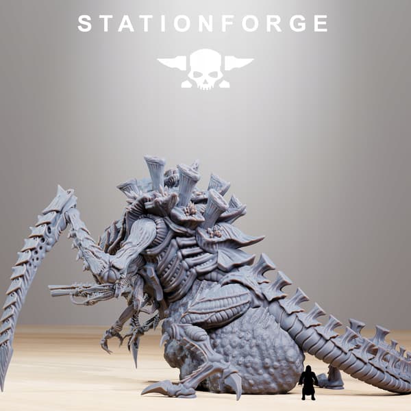 Xenarid Queen #2 – Station Forge – 3D printing