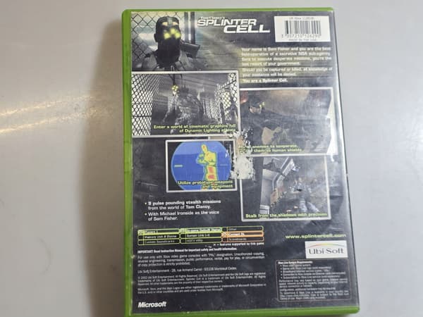 TOM CLANCY'S SPLINTER CELL XBOX CLASSIC