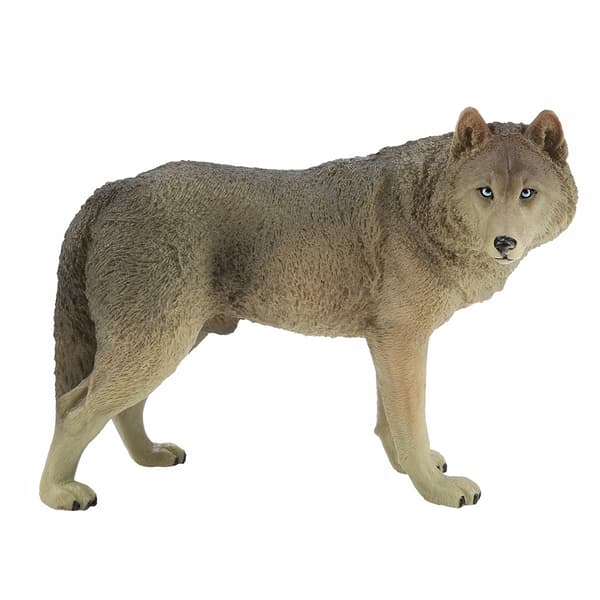 FIGURINE: LEAF-EATING WOLF TOY FIGURINE – WILDLIFE SIMULATION MODEL