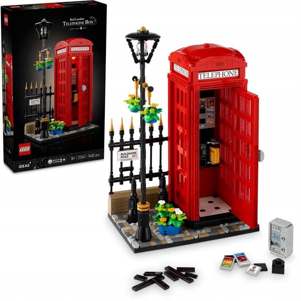 LEGO Ideas 21347 Red London Phone Box