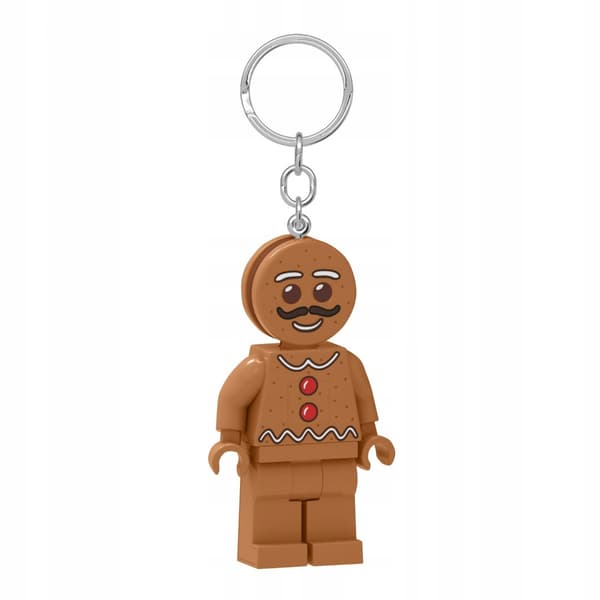 LEGO Gingerbread Man Keyring Torch Minifigure LGL-KE182