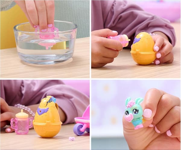HATCHIMALS ALIVE set: 2 figures + pet trolley, accessories