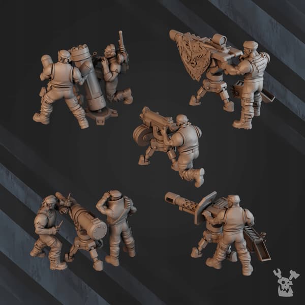 Green Hell Division Heavy Fire Support Squad Dakka