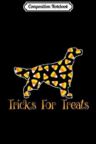 Composition Notebook: Irish Setter Halloween Candy Corn Irish Setter Gifts