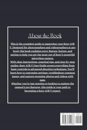 Haight, Alan B. Sony A7R V User Guide