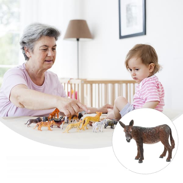 DECORATIVE STANDING DONKEY – PLASTIC ANIMAL MODEL