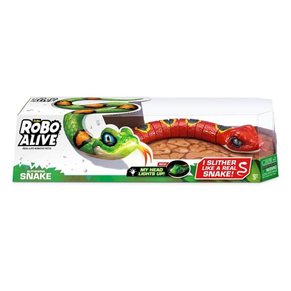 ZURU ROBO ALIVE INTERACTIVE SNAKE ROBOT TOY – FLOATING CRAWLING SNAKE