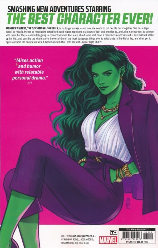 She-Hulk by Rainbow Rowell, Vol. 1, by Rainbow Rowell