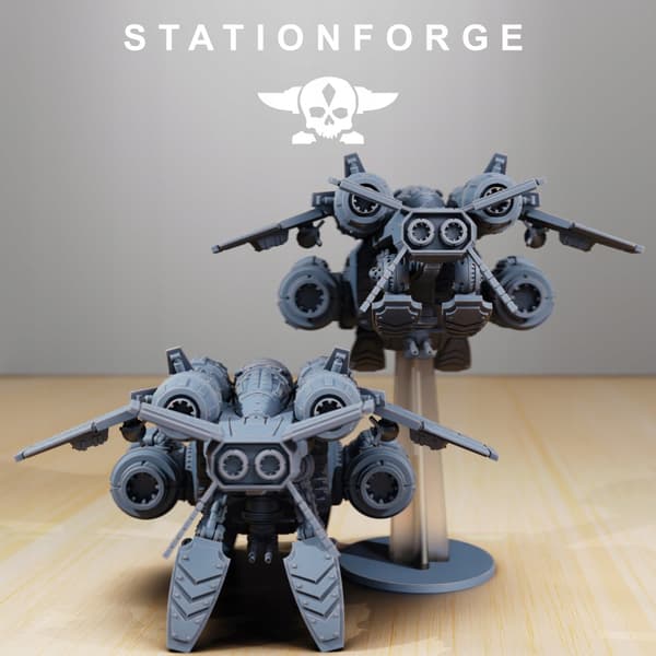 Scavenger Gunship – Station Forge – 3D-utskrift