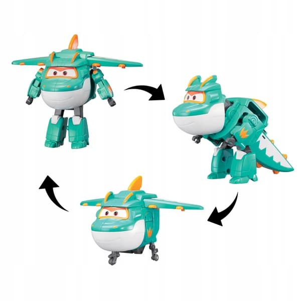 Auldey Super Wings Transforming Figures 2-pack: Jett + Tino, 12 cm, EU