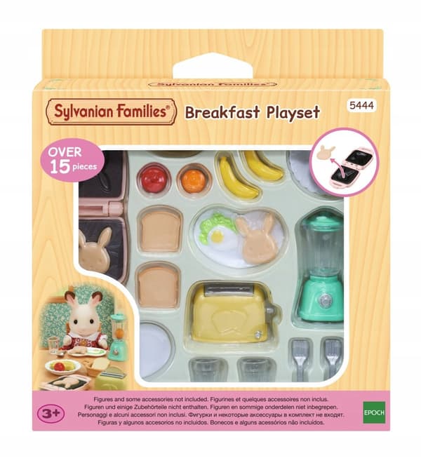SYLVANIAN FAMILIES BREAKFAST SET: TOASTER AND WAFFLE MAKER 5444
