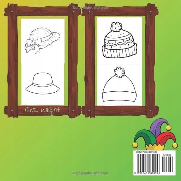 Hats Colouring Book